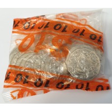 AUSTRALIA 2016 . 50  FIFTY CENT COINS. CHANGEOVER . 20 COINS IN SEALED RAM BAG